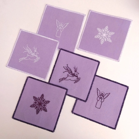 VÁNOČNÍ PODKAFÍČKA vánoce prostírání vánoční ozdoba dečka 