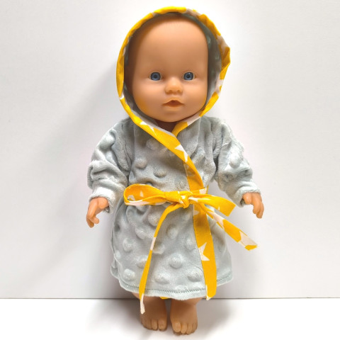 ŽUPAN PRO PANENKU 28 až 30 cm panenka miminko souprava panenky tričko šatičky obleček župan župánek 