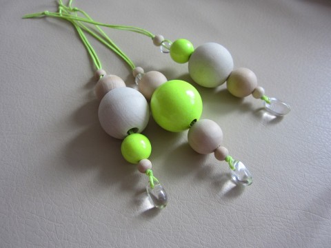 ozdoba Velikonoční neon ... dřevo dekorace závěs jaro velikonoce ozdoba neon křišťál 