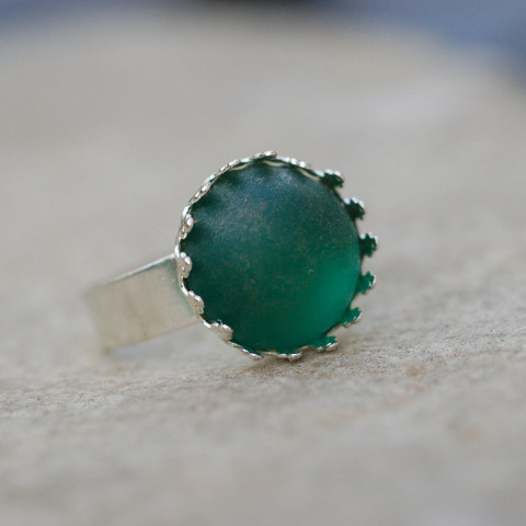 Prsten matované sklo 12 mm 