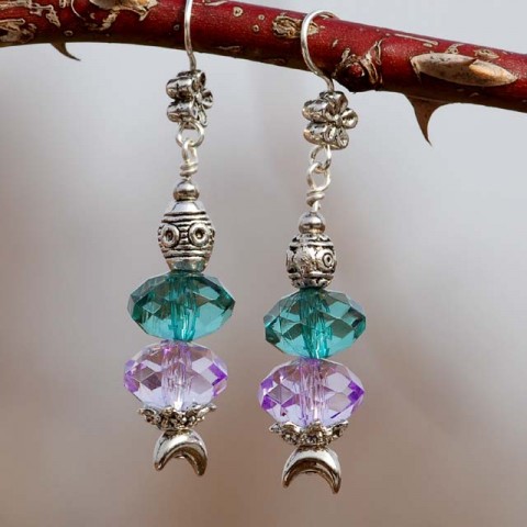 Turecké měsíční zelenofialové 