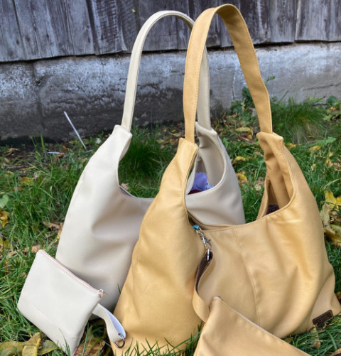 Kabelka  béžová kabelka dárek podzim cestování nákupy nákupní taška pyte prostornárná 