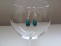 Náušnice modré kapky