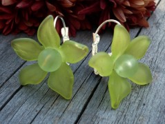 Čtyřlístkové náušnice - S.Steel