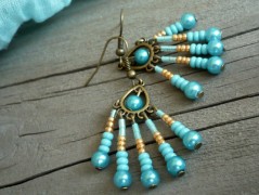 Čtyřlístkové náušnice - S.Steel