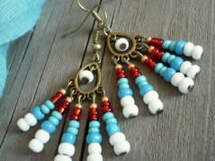 Čtyřlístkové náušnice - S.Steel