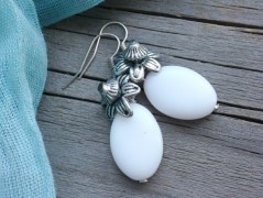 Čtyřlístkové náušnice - S.Steel