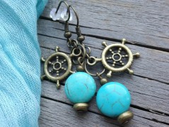 Čtyřlístkové náušnice - S.Steel