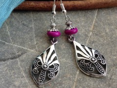 Čtyřlístkové náušnice - S.Steel