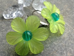 Čtyřlístkové náušnice - S.Steel