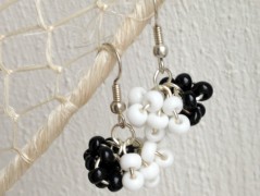 Čtyřlístkové náušnice - S.Steel