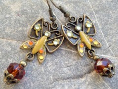 Čtyřlístkové náušnice - S.Steel