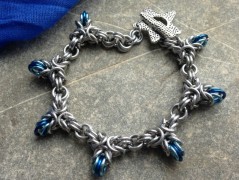 Čtyřlístkové náušnice - S.Steel