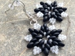 Čtyřlístkové náušnice - S.Steel