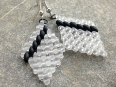 Čtyřlístkové náušnice - S.Steel