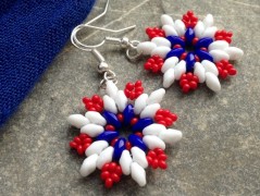 Čtyřlístkové náušnice - S.Steel