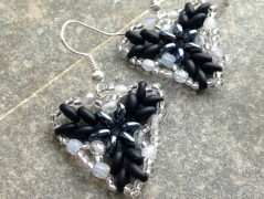 Čtyřlístkové náušnice - S.Steel