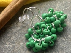 Čtyřlístkové náušnice - S.Steel