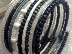 Čtyřlístkové náušnice - S.Steel