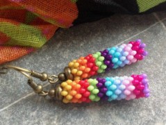 Čtyřlístkové náušnice - S.Steel