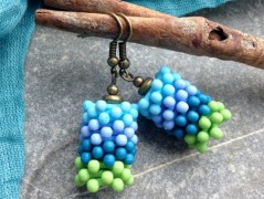 Čtyřlístkové náušnice - S.Steel