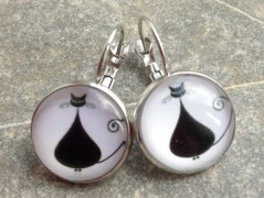 Čtyřlístkové náušnice - S.Steel