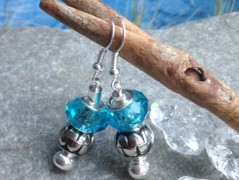 Čtyřlístkové náušnice - S.Steel