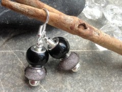 Čtyřlístkové náušnice - S.Steel