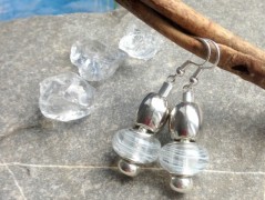 Čtyřlístkové náušnice - S.Steel