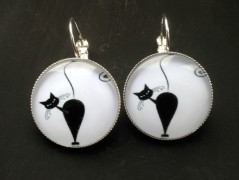 Čtyřlístkové náušnice - S.Steel