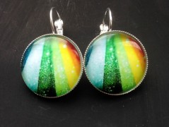 Čtyřlístkové náušnice - S.Steel