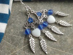 Čtyřlístkové náušnice - S.Steel