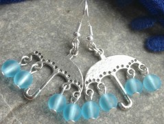 Čtyřlístkové náušnice - S.Steel