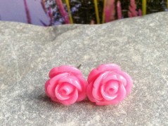 Čtyřlístkové náušnice - S.Steel