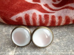 Čtyřlístkové náušnice - S.Steel