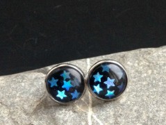 Čtyřlístkové náušnice - S.Steel