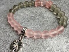 Čtyřlístkové náušnice - S.Steel