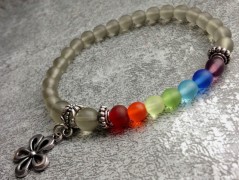 Čtyřlístkové náušnice - S.Steel