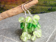 Čtyřlístkové náušnice - S.Steel