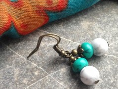 Čtyřlístkové náušnice - S.Steel