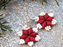 Čtyřlístkové náušnice - S.Steel