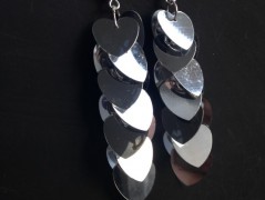 Čtyřlístkové náušnice - S.Steel