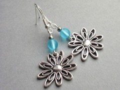 Čtyřlístkové náušnice - S.Steel