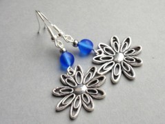 Čtyřlístkové náušnice - S.Steel