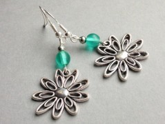 Čtyřlístkové náušnice - S.Steel