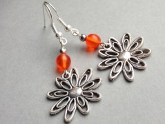 Čtyřlístkové náušnice - S.Steel