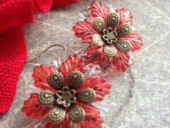 Čtyřlístkové náušnice - S.Steel