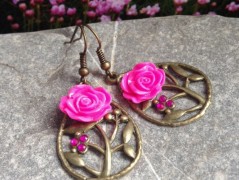 Čtyřlístkové náušnice - S.Steel