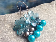 Čtyřlístkové náušnice - S.Steel