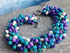 Čtyřlístkové náušnice - S.Steel